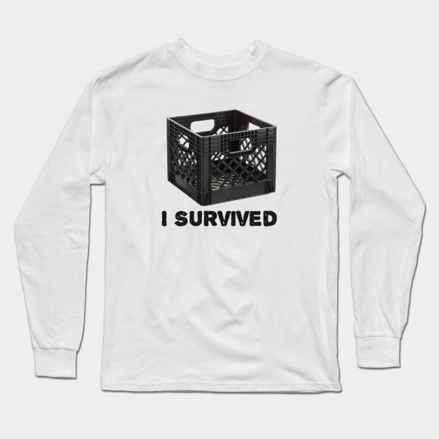 Milk Crate Challenge Long Sleeve T-Shirt by karutees